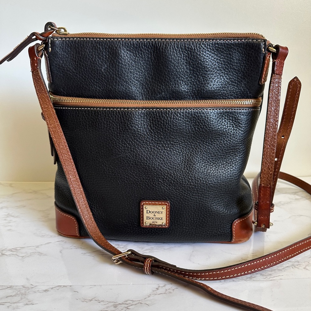 Dooney & Bourke - Black and Brown Crossbody Bag